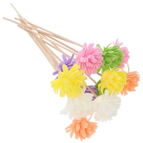 NOLITOY 3sets Rattan Diffusers Reed Diffuser Flowers Car Refill Sticks Filter Replacement Reeds for Oil Reeds Reed Sticks Flowers Pe 12pcs*3