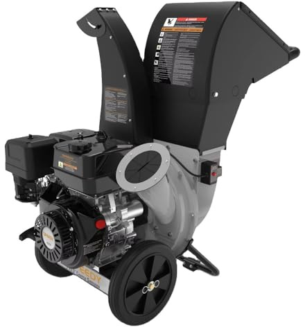 WENYOU SWY-11 Garden Petrol Wood Chipper Shredder/Pulverizer Manual Feeding System Petrol Engine 18HP