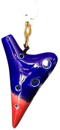 Okarina Mini SSF Ocarina Ofen Ändern Farbe Geräuchert Geknackt Super High Pitch F Key Flöte(Lotus)