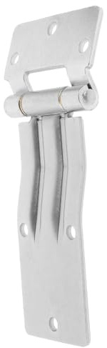 Toddmomy Charnière Pliable de Porte pour Chariot de Camion 210 Mm en Métal Robuste, Charnières de Porte pour Camping-car et Remorque, Matériel Solide pour Transport Poids Lourd