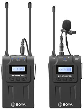 BOYA Mikrofon Lavalier Trådlös BY-WM8 Pro-K1 3.5mm & XLR