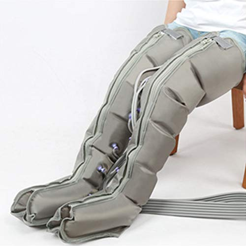 XJZHANG Pneumatic Leg Massager Air Wave Device Massage by Pressure Waves to Calf Leg and Foot Electric Massager Air Compression and Foot by Lymphatic Drainage