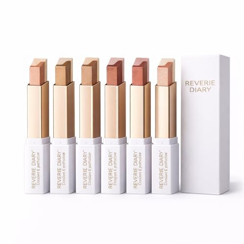 AURORRAN 10 Colors Glitter Eyeshadow Stick Set (2nd Gen Upgraded Rotation), Two-Tone Double Color Makeup Eyeshadow Stick Matte Glitter Shimmer Gradient Makeup Eye Stick Eyeshadow Pen for Women (5PCs)
