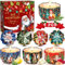 MTINRNI Bougie Parfumée Ensemble Cadeau 4 Pièces,Bougie Parfumée de Noël Cadeau,bougies parfumées en cire de soja pour la maison,pour L'aromathérapie Mariage Bath Yoga Cadeau de Fête des Mères,Décor.