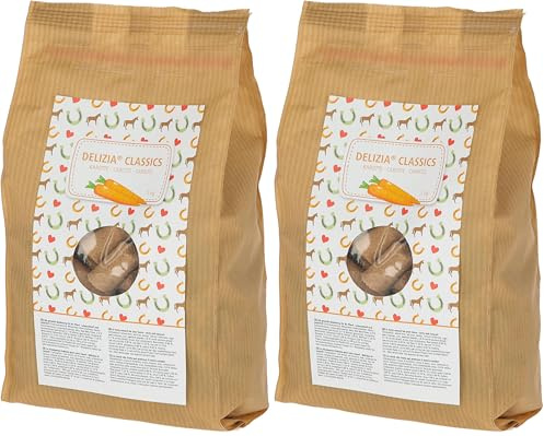 Kerbl Delizia Sweeties Carotte 1 kg (Lot de 2)
