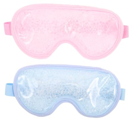 FRCOLOR 2stücke Kühl Und Heiß-gel-augenmasken Wiederverwendbar Für Schwellungslinderung Augenringe Trockene Augen Kühlende Und Wärmende Kompresse Gesichtsbehandlung