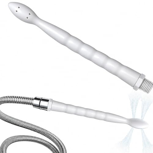 Analdusche- Auslaufsicheres Design & Sanfte Druckregulierung -Klistier zur Darmspülung&Intimduschefür Männer und Frauen -Analdusche Aufsatz Brausefür die tägliche Intimpflege zuhause