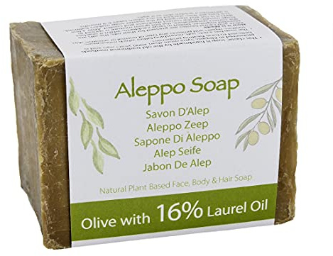 Green Bear Natürliche ursprüngliche Aleppo Seife 84% Olivenöl 16% Lorbeeröl