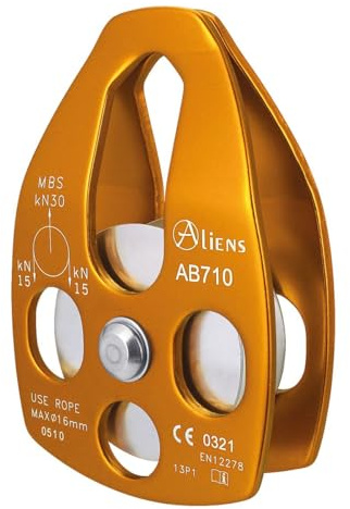Aliens Doppelriemenscheibe, groß, offen, für Erwachsene, Unisex, Orange (Orange), Einheitsgröße