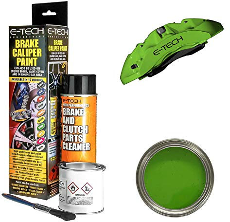 DIY & Tools High Strength Heat Resistant Car Engine Bay Wheel Brake Caliper Paint (Lime Green)
