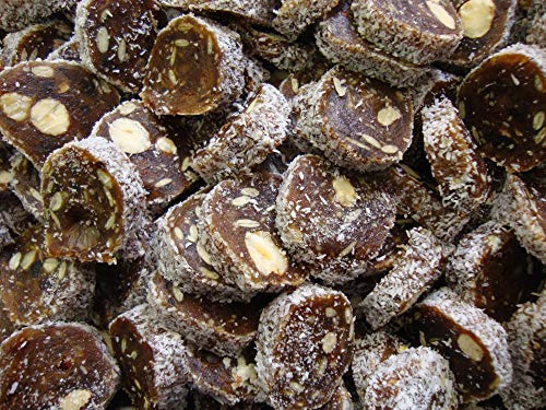 Sane punte di frutta secca (datteri, albicocche, nocciole, mandorle e cocco). Vegan. Senza glutine 1 Kg