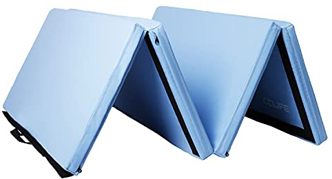 CCLIFE Turnmatte Weichbodenmatte Klappbar für zuhause Fitnessmatte Gymnastikmatte rutschfeste Sportmatte Spielmatte