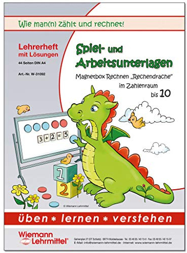 Arbeitsheft Mathematik Band 1, Zahlenraum bis 10, Lehrerheft | Wiemann Lehrmittel