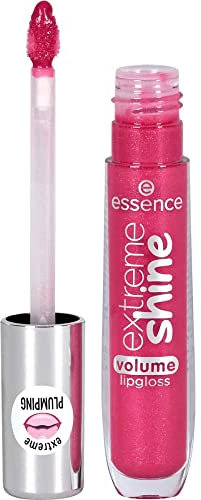 essence extreme shine volume lipgloss, Lip Gloss, Nr. 103 Pretty in Pink, pink, vergrößernd, strahlend frisch, glänzend, transluzent, vegan, ölfrei, ohne Alkohol (5ml)