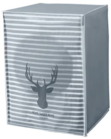Liummrcy Waschmaschinenabdeckung Waschmaschine Staubbedeckung Tumbler Trockner Abdeckung Staubdichtes Wasser wasserdichtes Sonnenschutz -Cartoon -Muster für Pulsator Waschmaschinenstil11