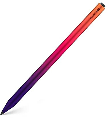 Adonit Neo Stylus Apple iPad Eingabestift mit magnetischer Befestigung [Extra Lange Akkulaufzeit, iPad Mini/iPad/iPad Air/iPad Pro Stift mit Palm Rejection, Dünne Spitze] Flame