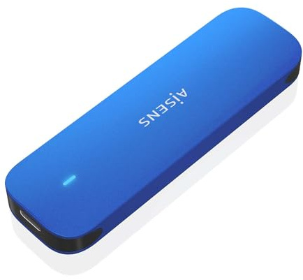 AISENS - ASM2-026BLU - Caja Externa M.2 (NGFF) Asm2-026Blu NVMe A USB3.2 Gen2, Azul