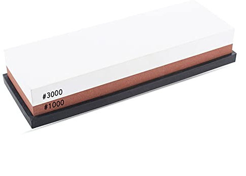 ISCBAFYX Aiguiseur de Couteaux avec Pierre à aiguiser latérale pour Cuisine, Pierre à aiguiser, Pierre à Huile, Outil d'affûtage 240/600/800/1000/3000/6000 (Couleur : 1000 3000 Grain)