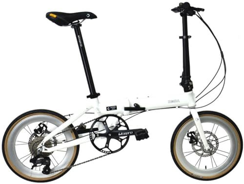 Kcolic 16 Zoll Klapprad Für Erwachsene, 8 Gang Klappfahrrad Für Die Stadt, Mit Variabler Geschwindigkeit Mobiles Tragbares Leichtes Klapprad Für Studenten Und Pendler In Der Stadt D,16in