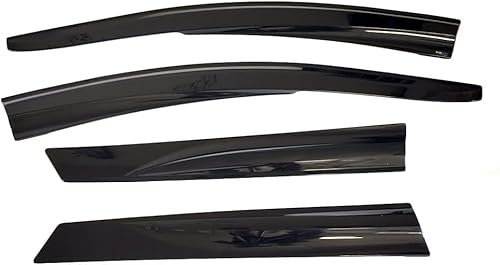 QiaoCL Windabweiser für Dacia Duster 2017-2024, halten Ihr Auto bei Regen belüftet, reduzieren Windturbulenzen, Regen- und Sonnenschutz