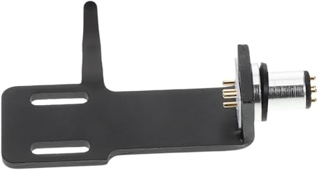 ibasenice Soporte para Tocadiscos de Aleación de Aluminio Negro Rendimiento Fiable y Soporte Estable para Reemplazo en Plataformas Giratorias