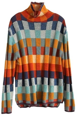 Heidi-Meyer Marlene | Der Kaschmir-Pullover, der Luxus und Komfort vereint (Orange,XXL)