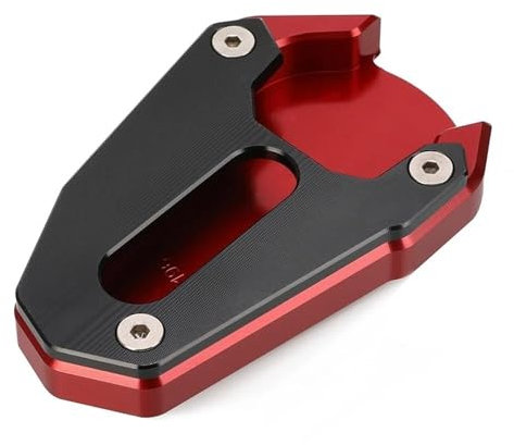 PPWIALL Motorrad-Seitenständerplatte Seitenständer-Verlängerungsplatte Für Suzuki Für SV650 SV650X SFV650 2016–2023 2024 Gladius Motorradständer-Vergrößerungs-Stützfußpolster Fußverlängerung Pad(3)