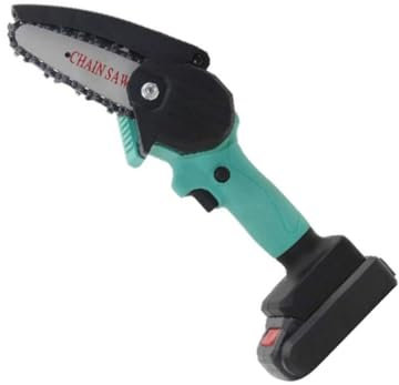 Sosoport mini motosierra serrucho de poda snap n charge Herramienta de poda eléctrica motosierra eléctrica chainsaw podadora de ramas de arbol de podar abdominales Green