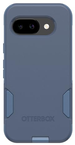 OtterBox Fodral för Google Pixel 9a, Commuter-serien, babyblå jeans, smalt, tufft, fickvänligt, med portskydd