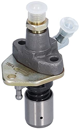 Ensemble de pompe d'injection de carburant pour micro-motoculteur 186F/186FA, pièces de moteur refroidies par air, construction en acier léger avec couvercle de protection, haute (186FA)