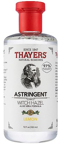 Thayers Witch Hazel Gentle Facial Lemon Astringent Lotion with Organic Aloe Vera, 355ml