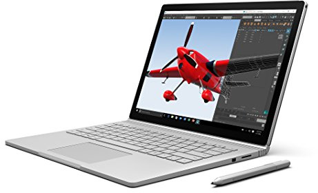 2016 Tablet Revolution Microsoft Surface Book 2-in-1 Notebook 13.5 Touchscreen QHD + 3000x2000 Digitizer-Stift Windows-10 Pro Englisch Keyboard USA Version importiert aus USA