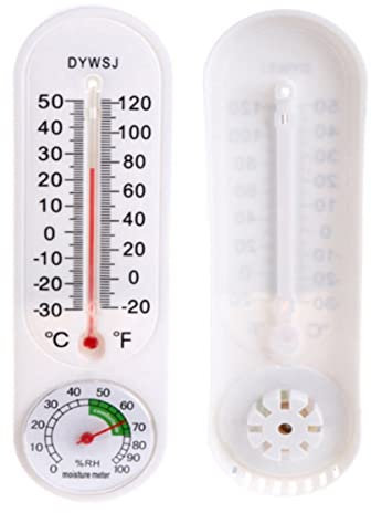 RANRAO Grand thermomètre d'extérieur au design attrayant pour le jardin, peut être utilisé comme thermomètre de serre ou pour la maison, le bureau, l'intérieur et l'extérieur