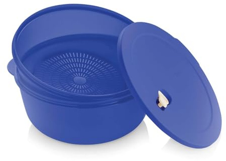 TUPPERWARE Cyrstalwave groß rund mit Sieb
