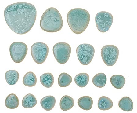 NUOBESTY 1 Packung Keramikmaterial selber machen kleine Mosaiksteine Basteln für Kinder Wohnkultur Fliese Mosaik-Chips zum Selbermachen dekorative Mosaikchips Handbuch schmücken Collage