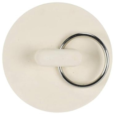 iFutniew Badewannenstöpsel aus weißem Gummi, 3,8 cm, Waschbecken, Badewannenstöpsel, Abflussrohrstopfen, Waschbeckenstöpsel, Wasserstopfen