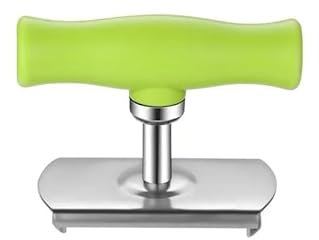 Apriscatole in acciaio inox per risparmiare lavoro, artefatto con tappo a vite, apriscatole universale regolabile (1, verde)