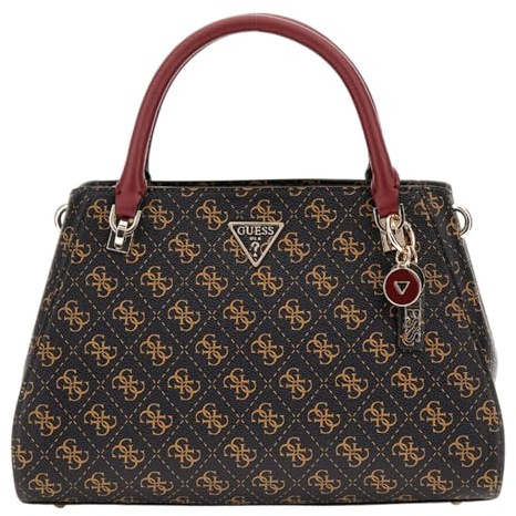 GUESS Noelle Luxury Satchel Brown