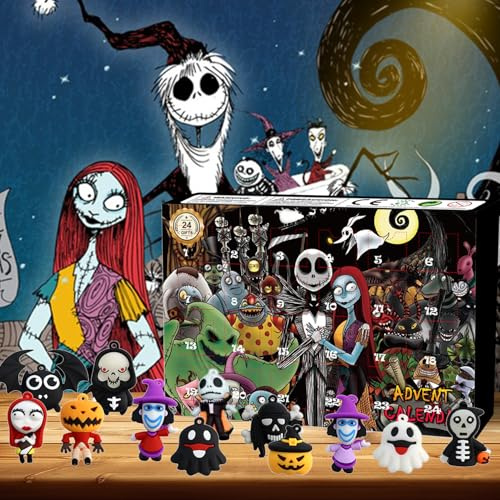 Christmas Advent Calendar 2025-24Pcs 3D Cute Doll Collectible Figures & Surprise Toys, Christmas Countdown Gift