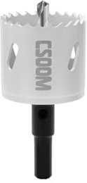 CSOOM Scie-cloche M42 BiMétal de 42 mm, blanche, pour outils de perçage en bois, plastique, placoplâtre et tôle