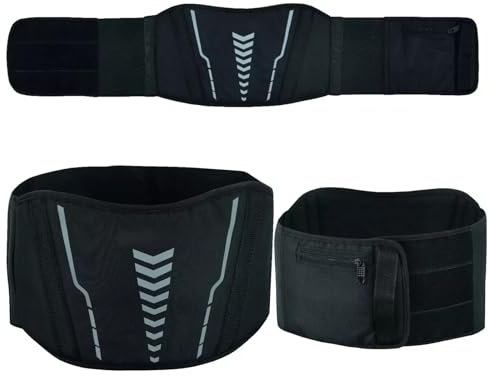 Nierengurt Motorrad Herren und Damen,Grundschwarz Effektive Stabilisierung nierenwärmer Lendenwirbelstütze Nierengurt,Nierengurt Motorrad, (S)