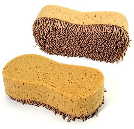 FOMIYES Plush Cleaning Sponges 8-Shaped with Super Water Absorption 3Pcs and Scratch-Free Scrubbing for Car and Furniture , for Cleaning Bathrooms and Glasses