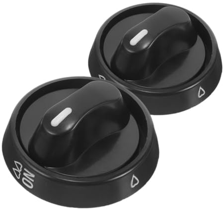 Veemoon 2pièces Boutons de Rechange pour Cuisinière à Gaz Lot de Commandes pour Plaque de Cuisson Remplacement pour Four à Gaz
