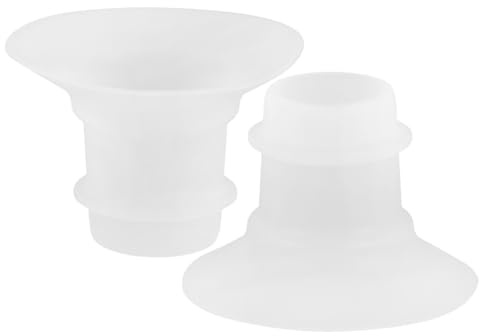Beaupretty Adaptateurs de Bride pour Tire-lait Manuel Mamans Allaitantes, Inserts Silicone Souple 28 Mm à 21 Mm, Pièce de Rechange Portable, Accessoires Pompage Confortables, Lot de 2