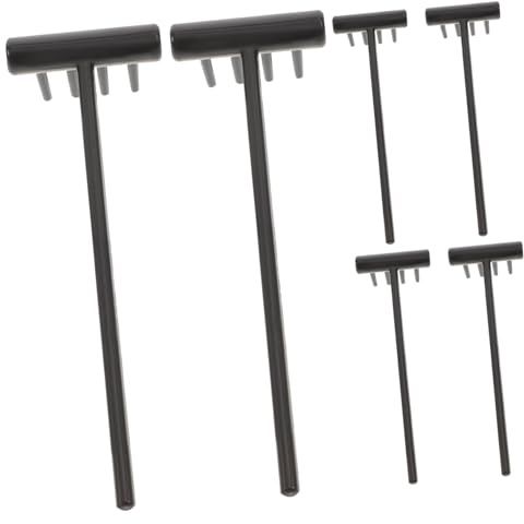CIYODO 6 pièces Mini Râteaux Zen pour Bac à Sable Accessoires Compacts pour Table à Sable Décorations de Bureau et Jardin Miniature Râteaux Légers et Faciles à Utiliser