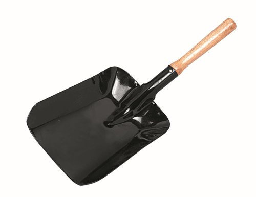 Turk Futterschaufel mit Holzgriff, schwarz, 72800 5340310