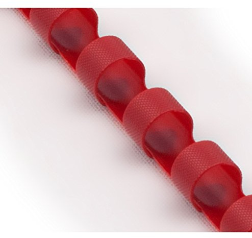 ProfiOffice® Plastikbinderücken, 21 Ringe, 19mm, rot, 100 Stück (60963)