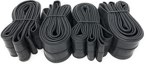 Mountainbike Schläuche – Schraderventil (Auto) mit abnehmbarem Kern – Größe wählbar – 4 Stück, Schrader Valve - 29 X 2.1/2.6