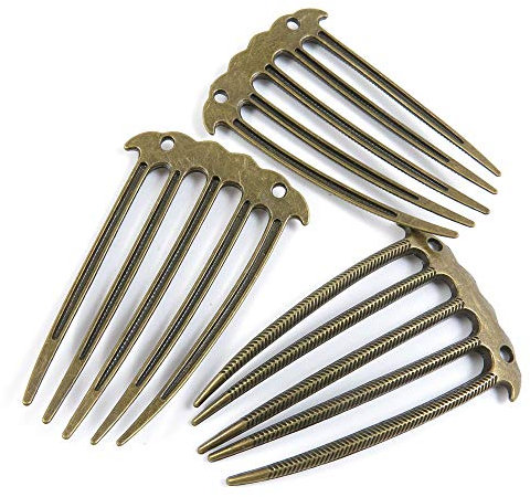 J1KW8Y Schmuck-Charms/Haarkamm, Antik-Bronzefarben antique bronze