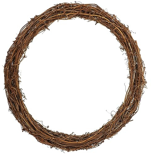 Healifty Natural Dried Grapevine Wreaths for Crafting Decorating and Creating 30CM